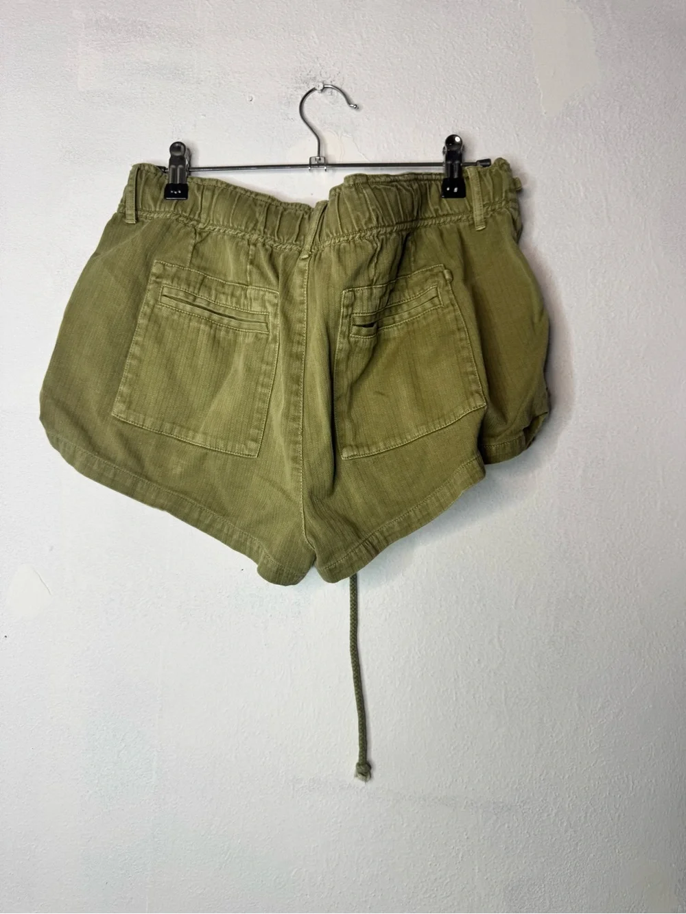 Free people military green shorts size medium - Picture 2 of 4